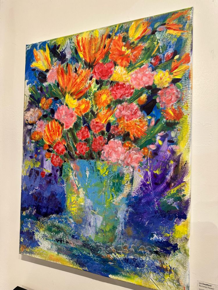 Summer flowers acrylic on canvas