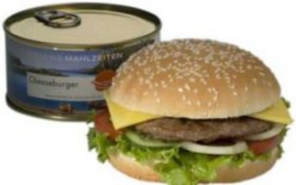 The Cheeseburger in a Can is Here - Best Canned Cheeseburger Site Ever! Canned Hamburger