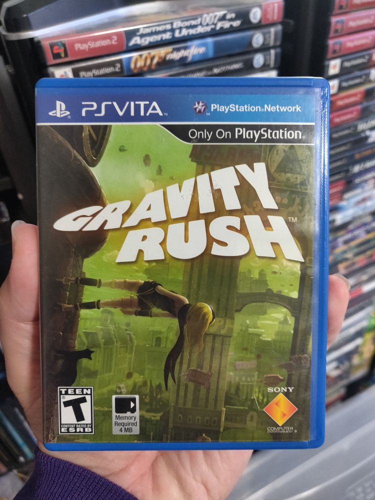 My original copy of Gravity Rush for the PS Vita