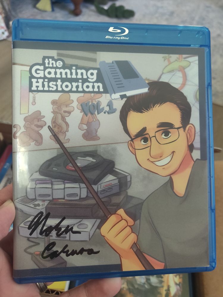 A copy of The Gaming Historian Volume 1 Blu-ray 