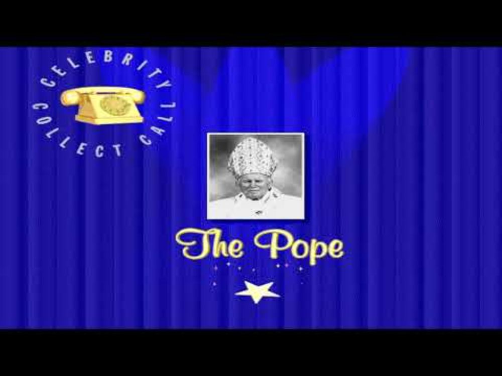 YOU DON'T KNOW JACK Vol. 2 - Celebrity Collect Call: The Pope (Joke/Easter Egg)