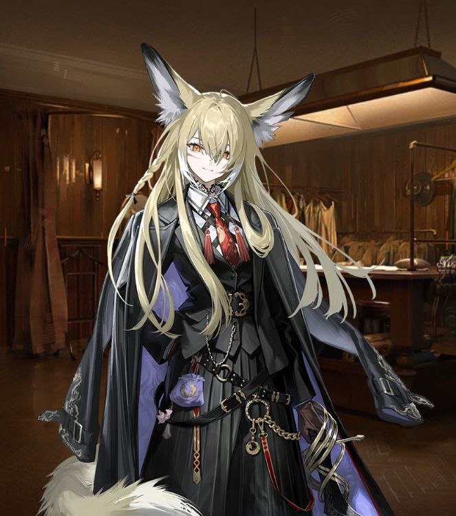 Vulpisfoglia from Arknights and her glorious ears 