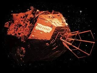 Image of the ship from the BBC comedy "Red Dwarf".