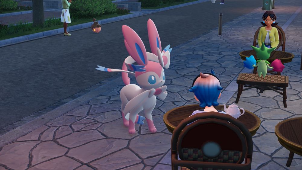 Big Sylveon too big to sit at table and have tea. :(((((((((((