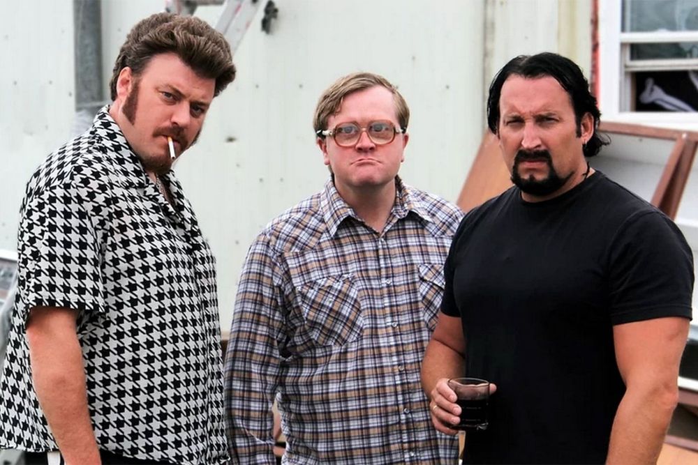 Ricky, Bubbles and Julian of Trailer Park Boys. 