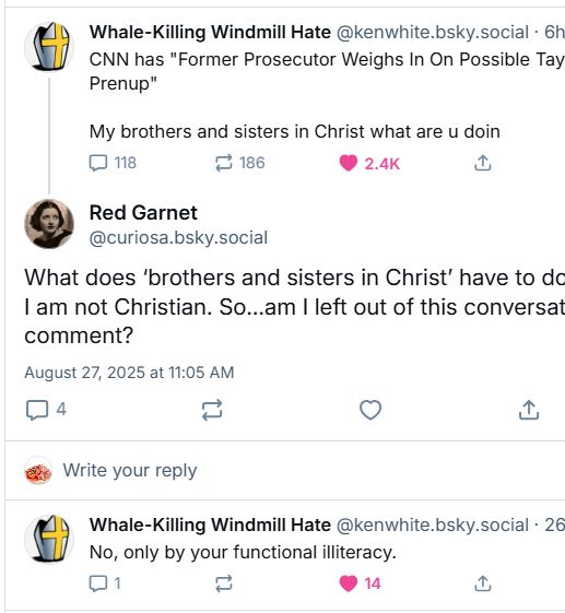 popehat's riposte is: No, only by your functional illiteracy.