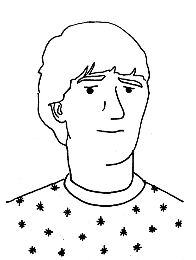 Portrait of a random person a la Drnaso