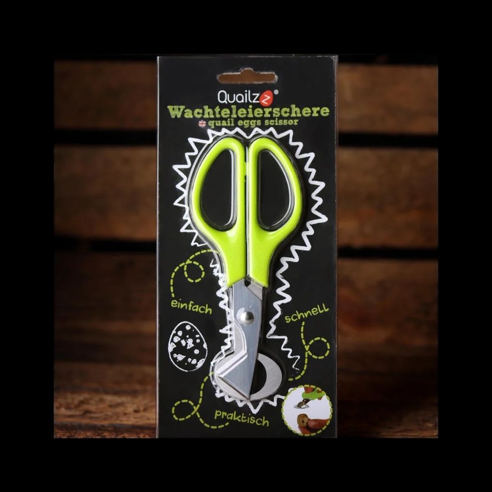 Eine Wachteleierschere 