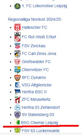 Manschaften der 4. Regionalliga Nordost. Darunter BSG Chemie Leipzig und Lok Leipzig
