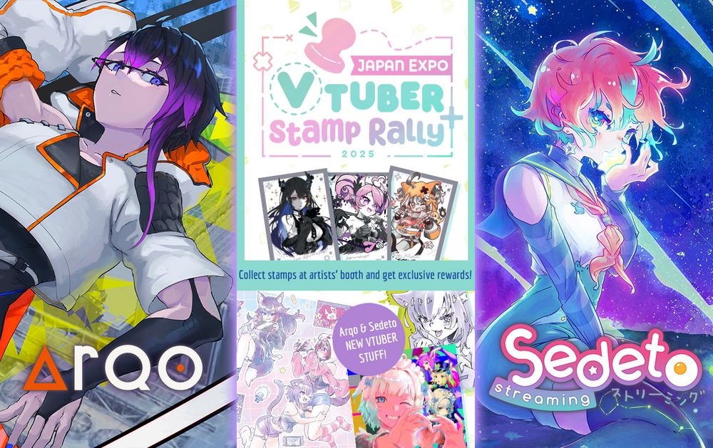 Arqo Sedeto and the Vtube Rally - booth overview