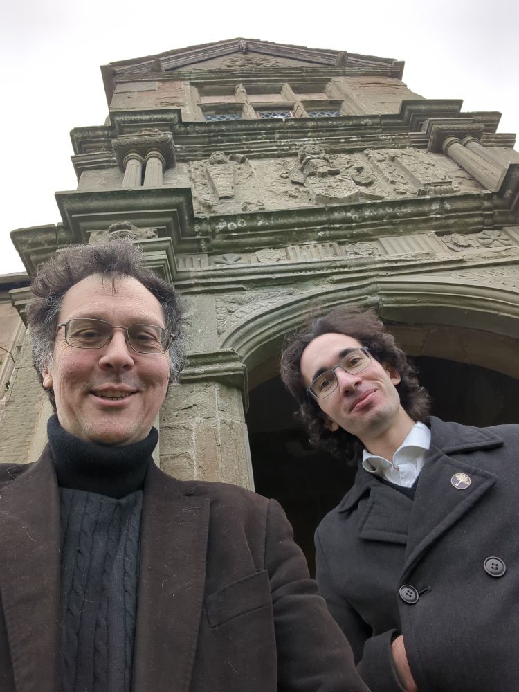 The advance party has arrived at the 17th century manor house that will be the home for the Key of Dreams team for the next two weeks of shows. 

We just need a Raven now to complete the effect!
