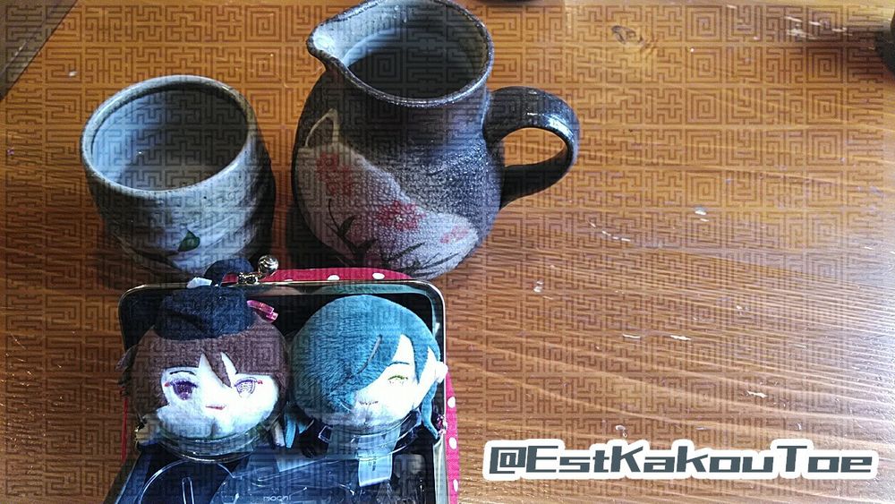 森のレストラン　お冷とピッチャーも器が益子焼