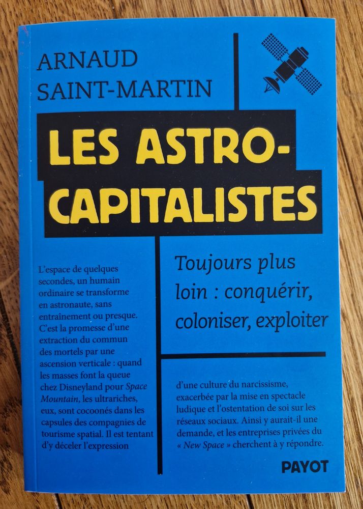 Couverture des Astrocapitalistes, chez Payot