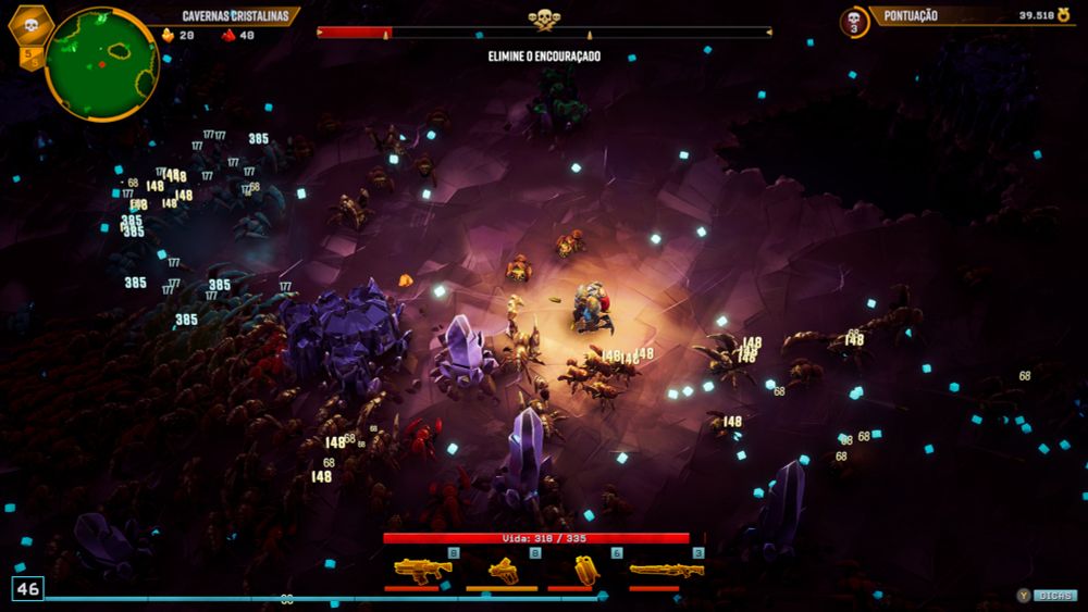 Screenshot de deep rock galactic survivors 