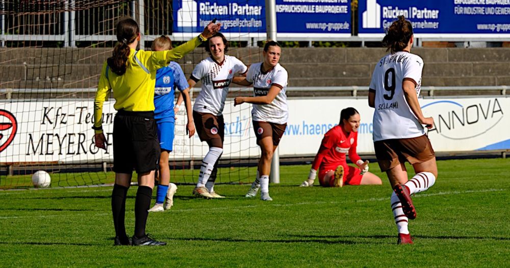 3:0 gegen Meppen: 1. Frauen des FC St. Pauli festigen Platz drei - FC St. Pauli