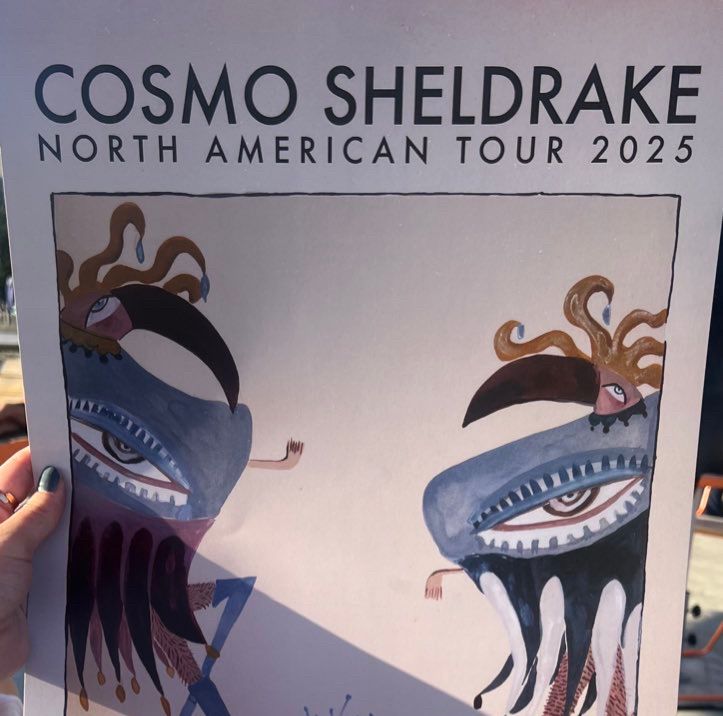 A poster for Cosmo sheldrake 