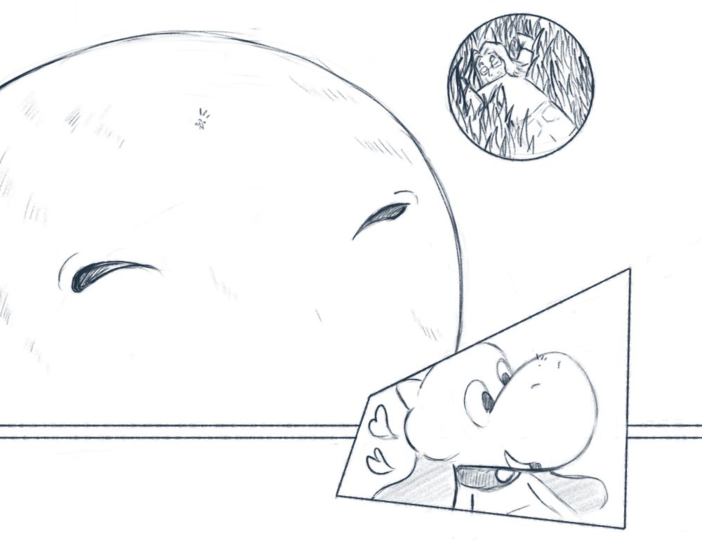 Hugging a big big big big big cute Smeargle snout