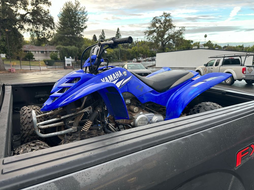 Blue Yamaha ATV