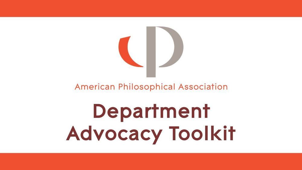 American Philosophical Association Department Advocacy Toolkit