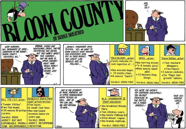 W.A. Thornhump from Bloom County