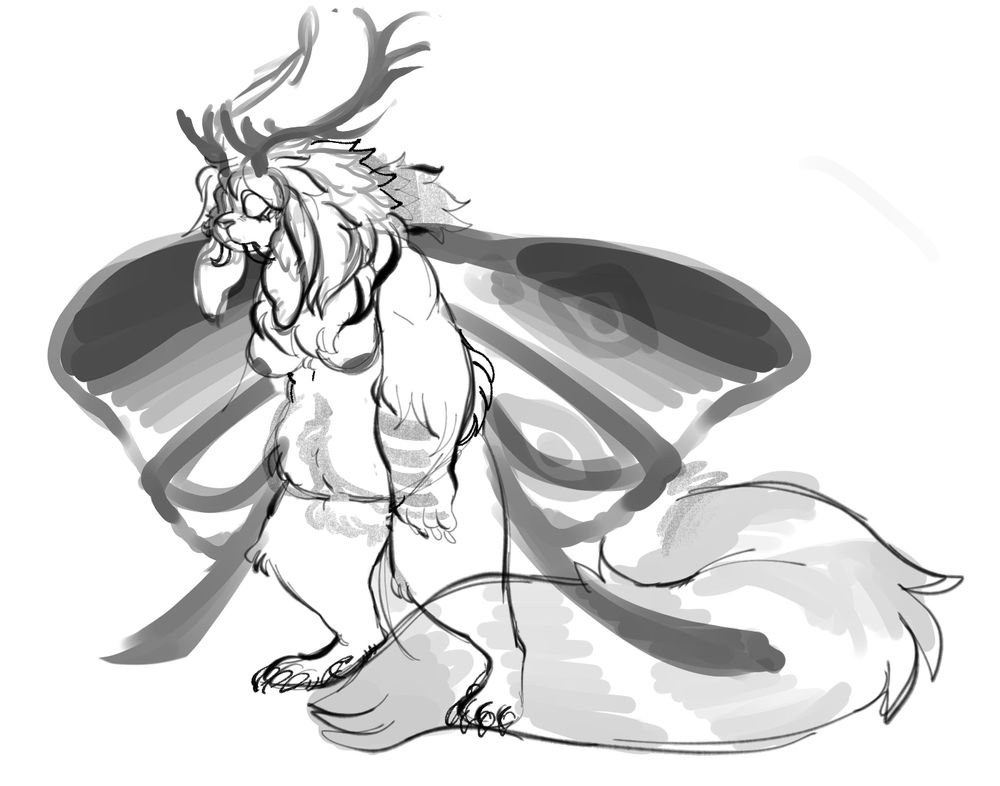 My sonas' feral form concept 