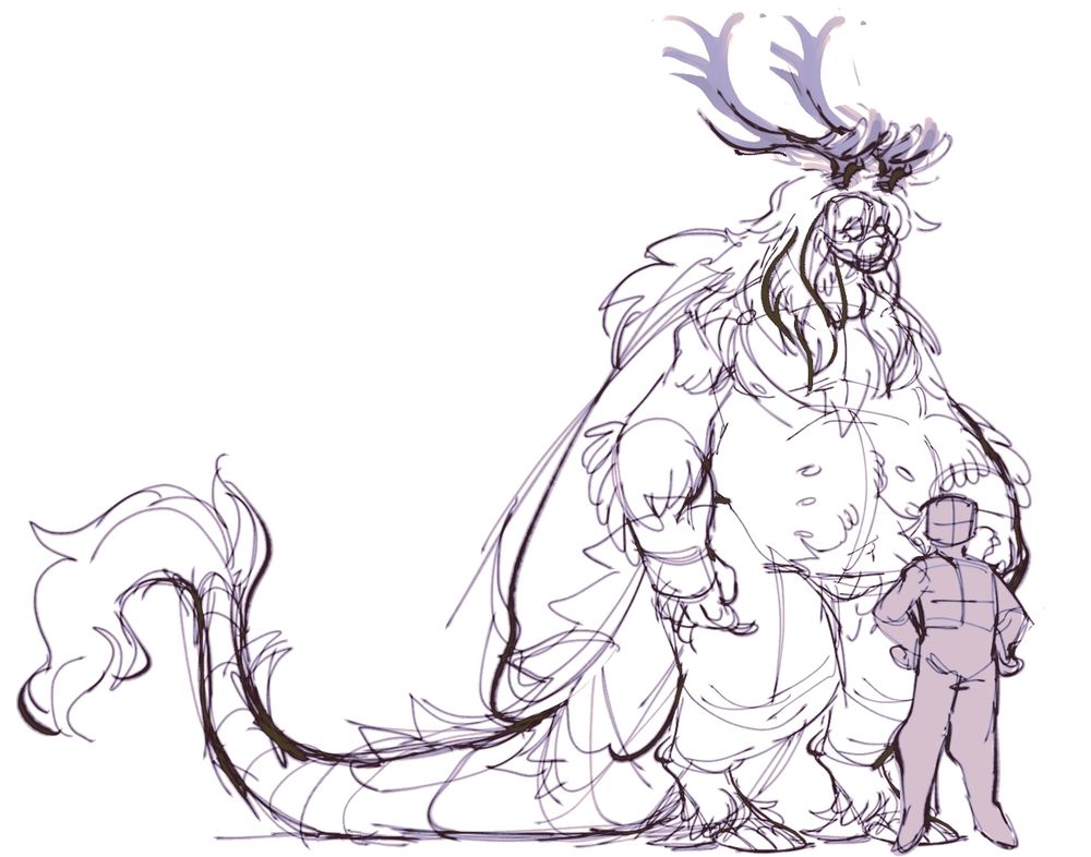 Feral Mongrel height  comparison