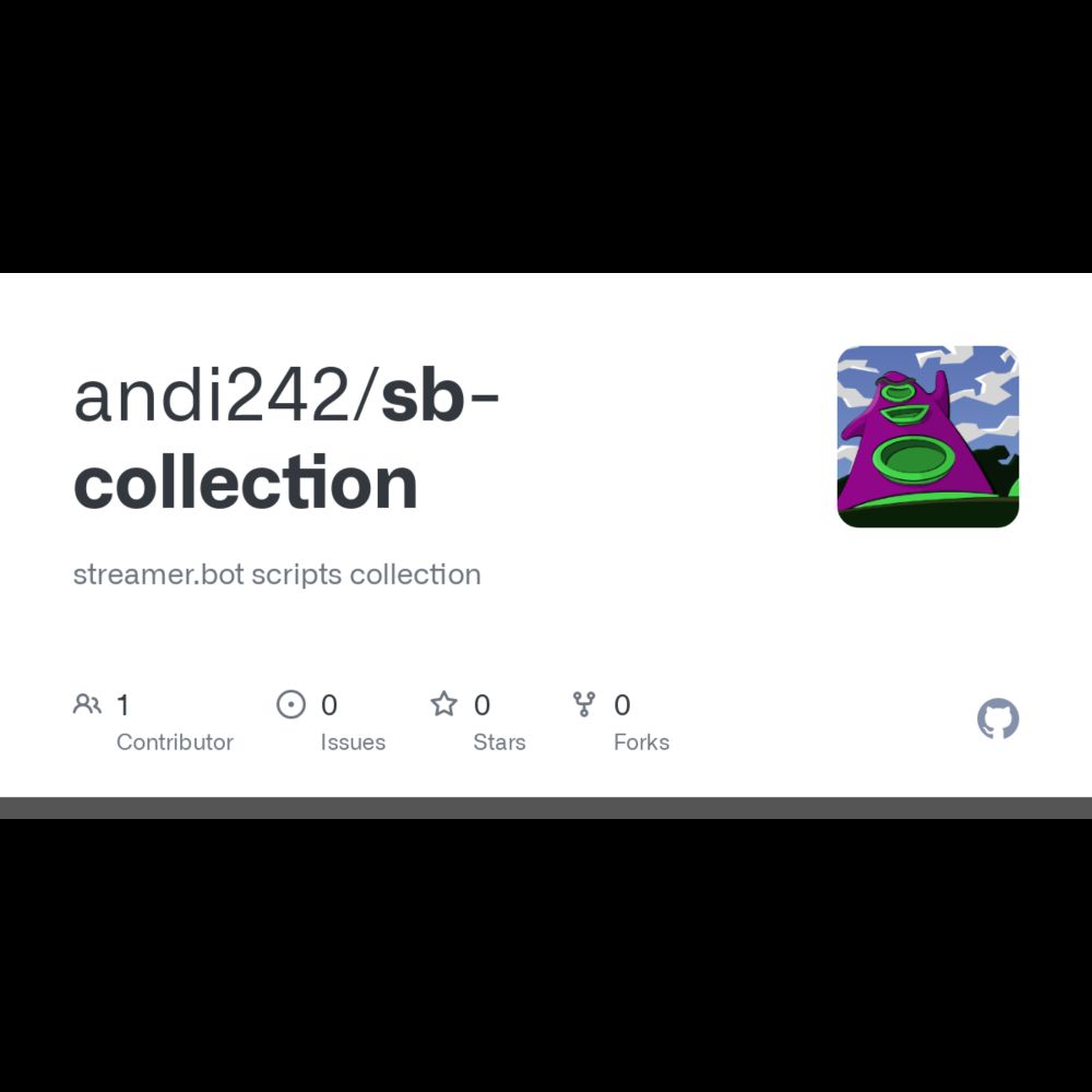 GitHub - andi242/sb-collection: streamer.bot scripts collection