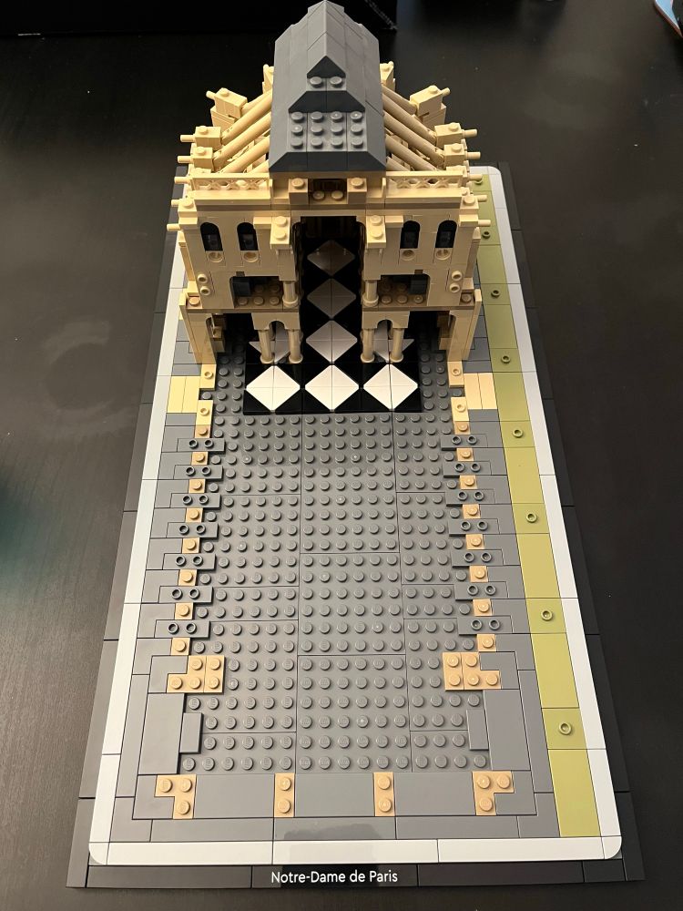 Foundations for the rest of notre dame to be built on top