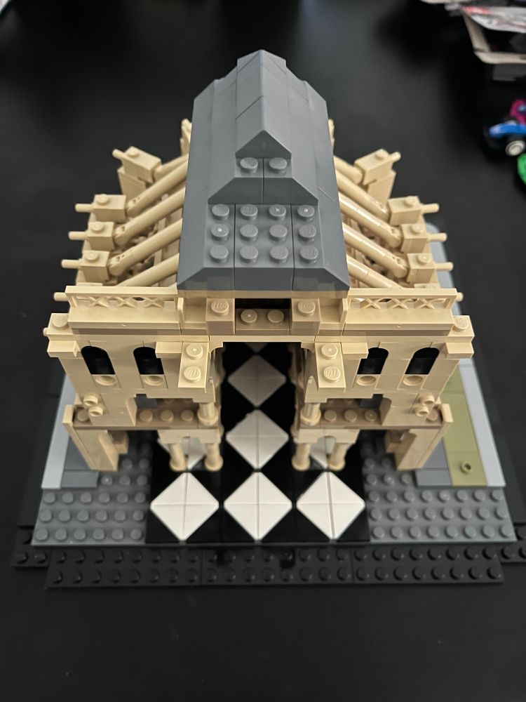 Roof added to the east end with some chunky flying buttresses