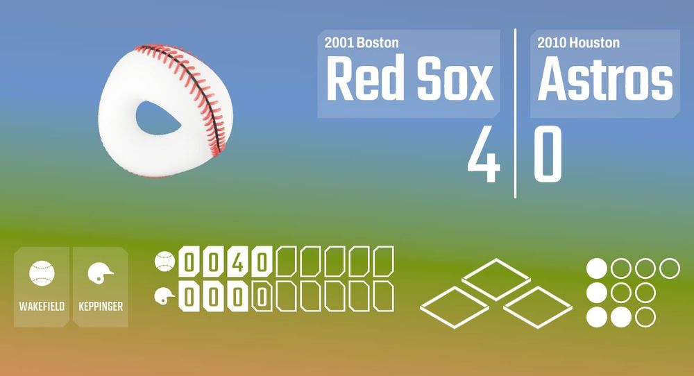 Now Playing on the Infinite Baseball Radio Network! The 2010 Houston Astros are taking on the 2001 Boston Red Sox in the bot of the 4th with Tim Wakefield pitching against Jeff Keppinger