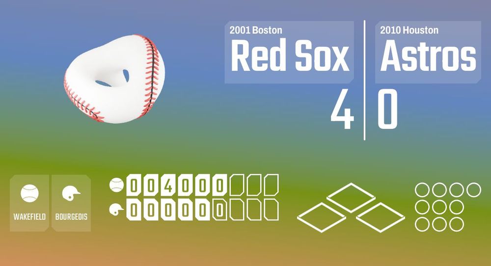 Now Playing on the Infinite Baseball Radio Network! The 2010 Houston Astros are taking on the 2001 Boston Red Sox in the bot of the 6th with Tim Wakefield pitching against Jason Bourgeois