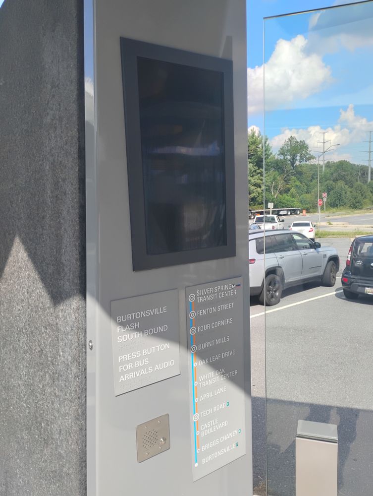 Broken display screen for the Flash BRT