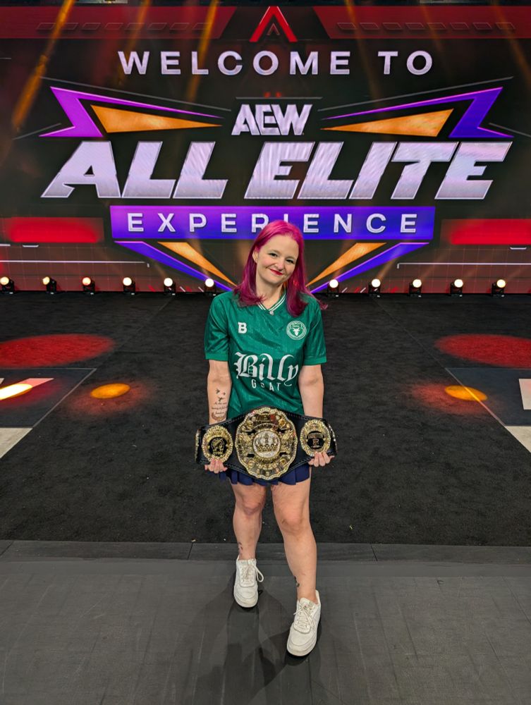 Me with an AEW belt 