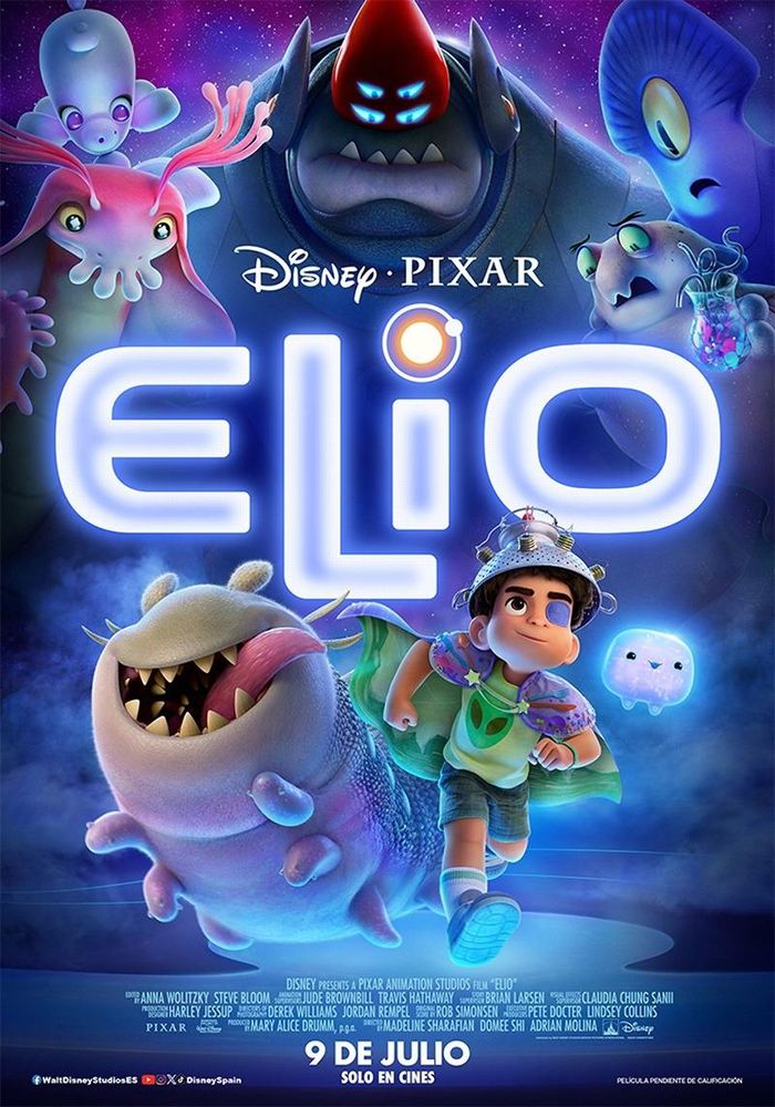 Cartel en español de la película "Elio".