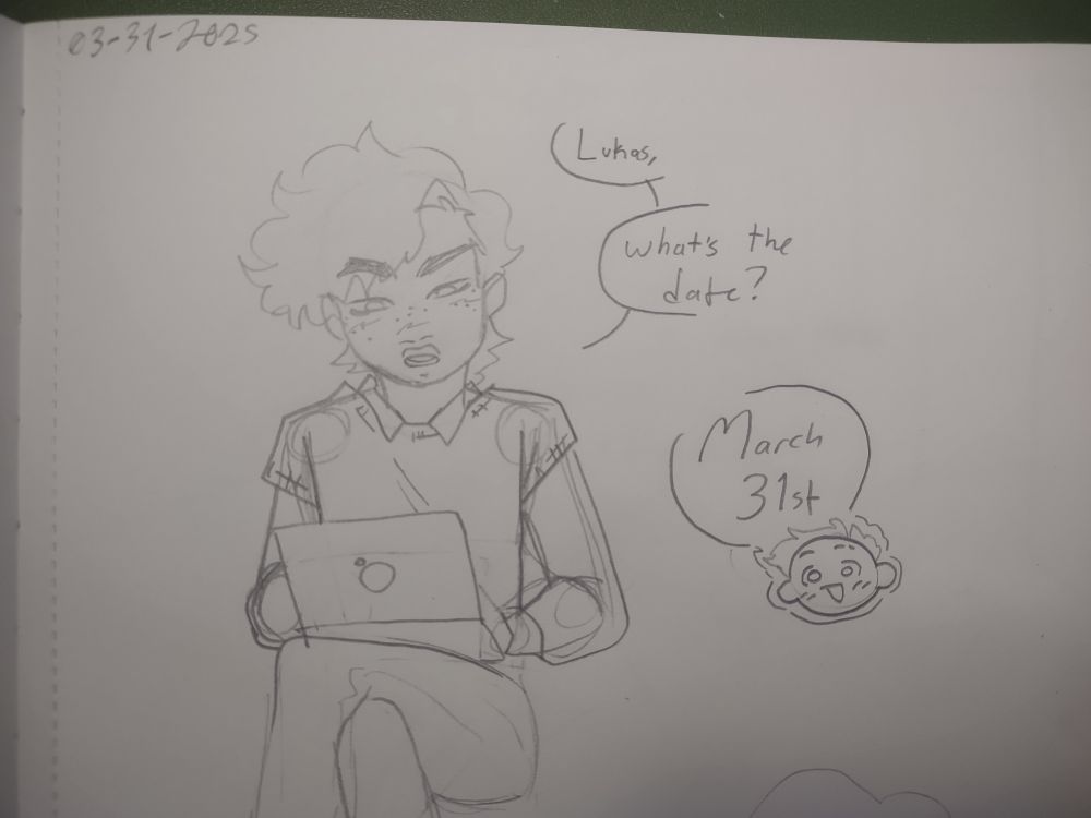 Sanjay: Lukas, what's the date?
Lukas: March 31st