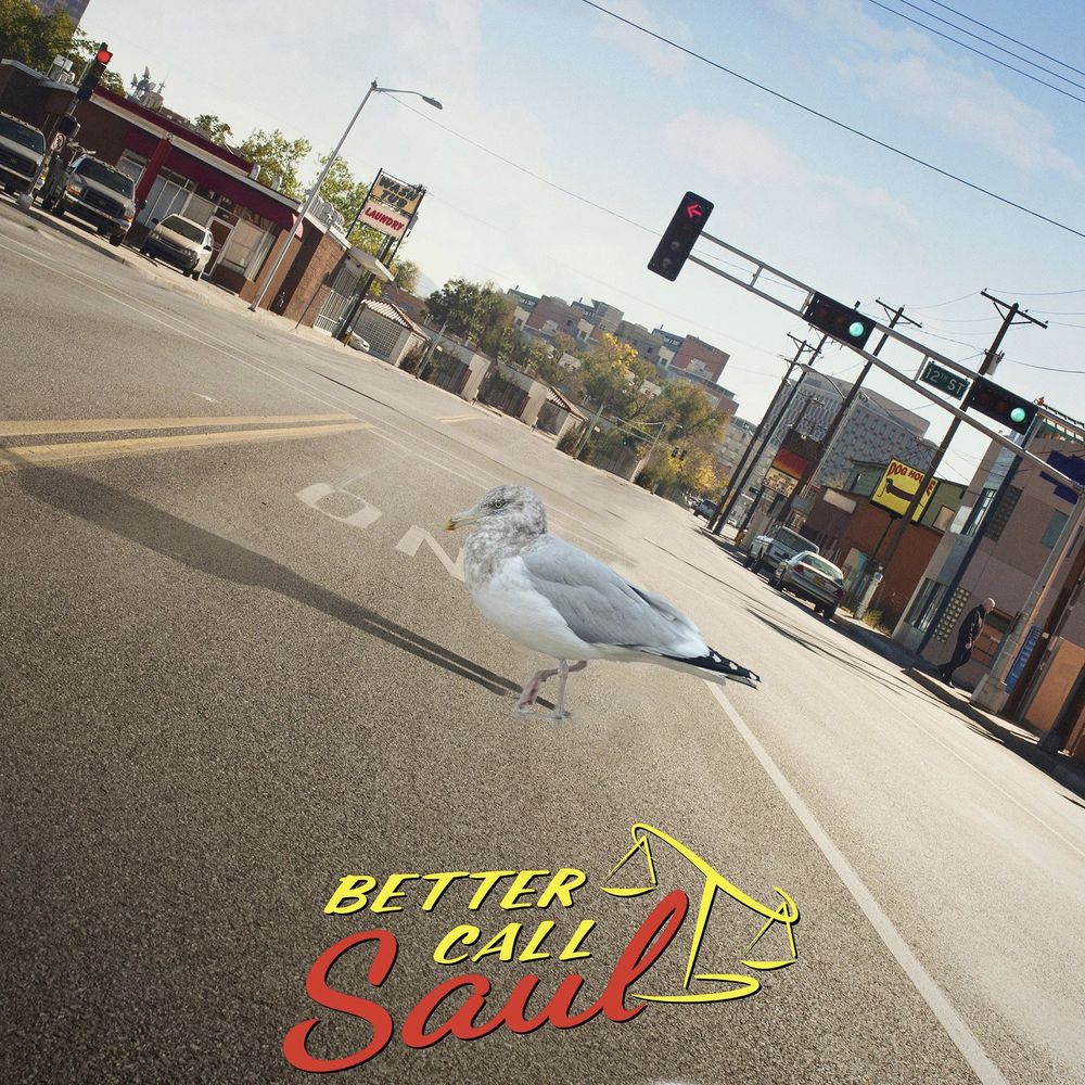 The bird from the first picture is walking uphill like he's Saul Goodman. 