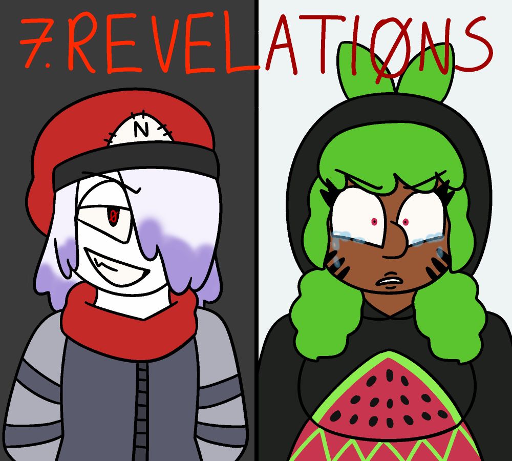 Day 7. Revelations
My brain wants to do another whole ass poster and I have to stop it because IT WAS VERY LATE AND I DONT HAVE TIME FOR THAT
I love my Melony design, she looks so pretty