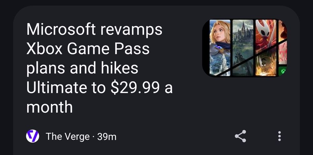 Microsoft is raising the price of gamepass ultimate with 10 bucks!!!