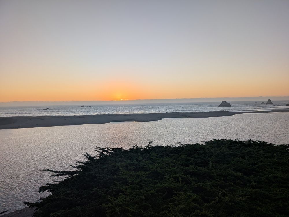 Jenner beach sunset 