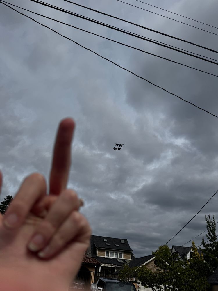 Blue angels can fuck off 