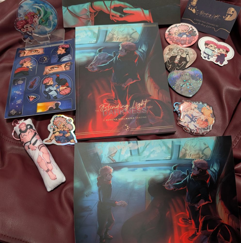 Full physical copy and collection of The Blinding Light to my Darkness Sukuita zine 💖 👅🐯