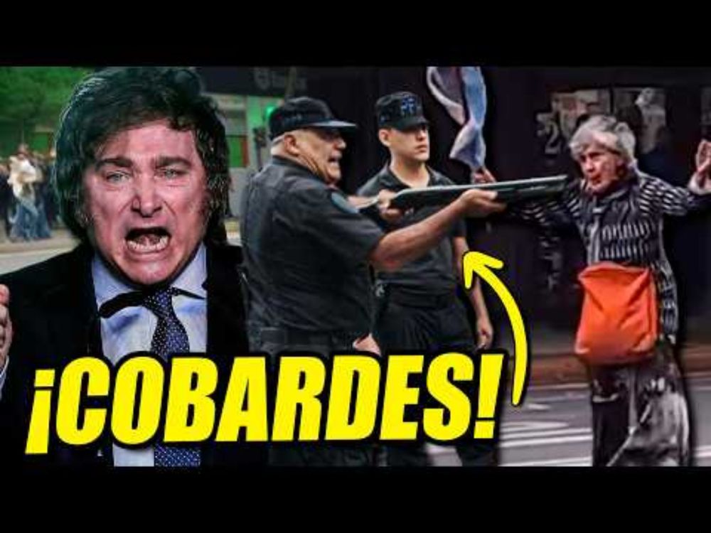 MILEI GOLPEA A JUBILADOS Y ARGENTINA ARDE. ESTÁ IMPUTADO Y ENLOQUECIDO.
