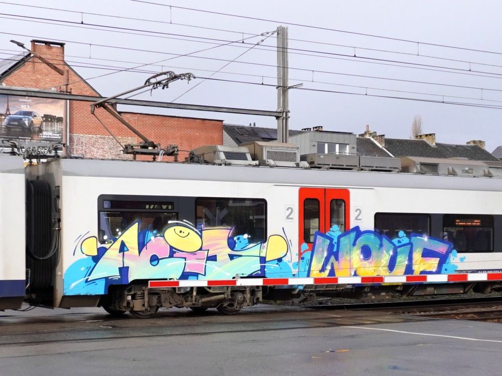 Graffiti Train, Jambes - Namur Belgium
