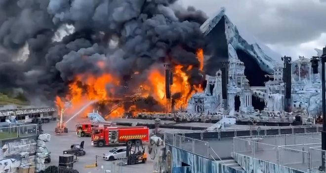 Tomorrowland: 'Devastating' blaze destroys main stage at major festival - two days before it was due to begin