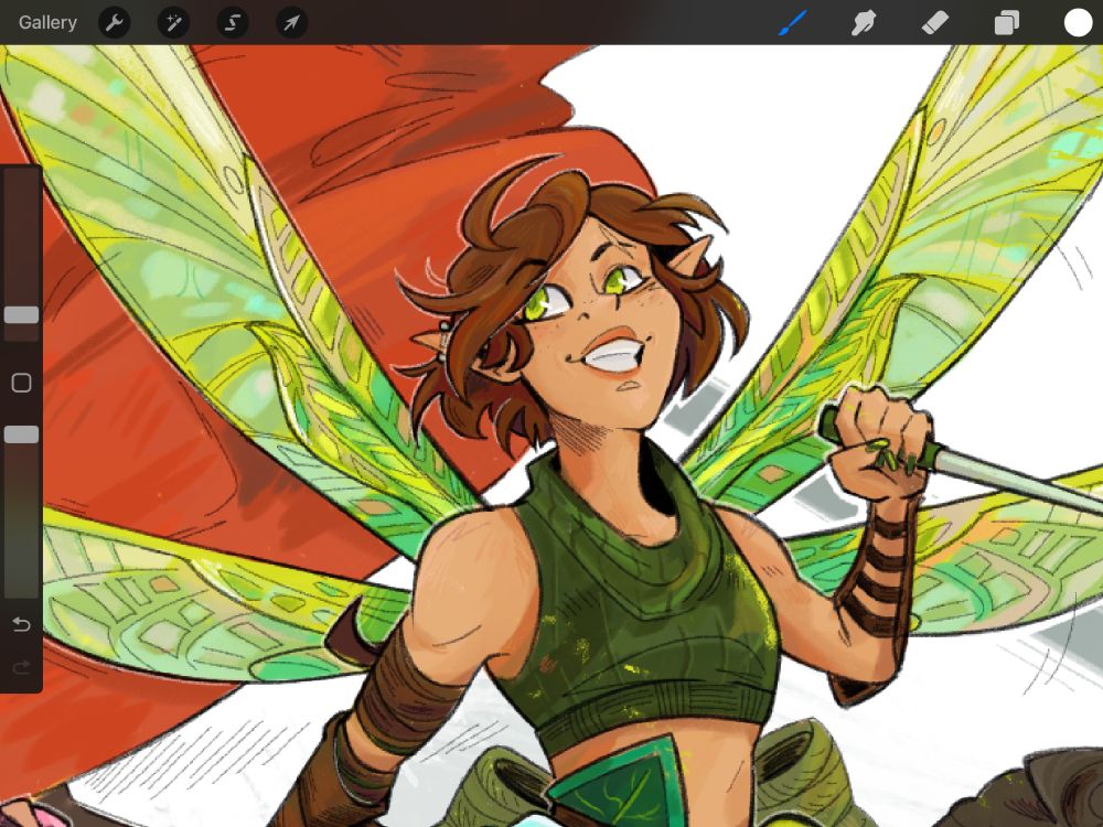 Digital Illustration of Thimble from critical role, Created by crowva.