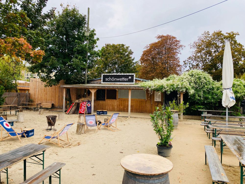Mauerpark, Bar Schönwetter wartet auf Schönwetter