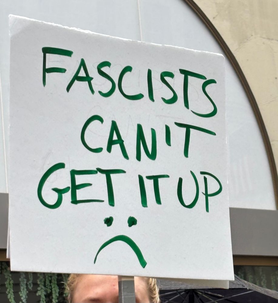 A delightful New Yorker brings facts “fascists can’t get it up”. No pills for this unfortunate ailment - democracy is the only cure. 