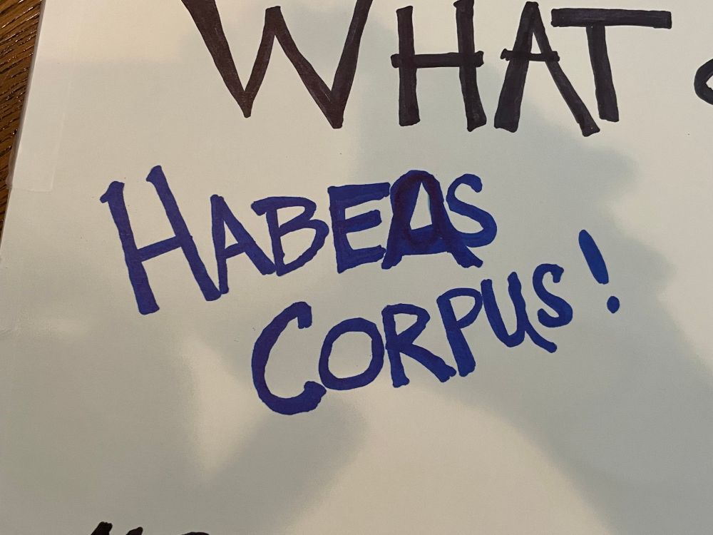 Habeas Corpus!