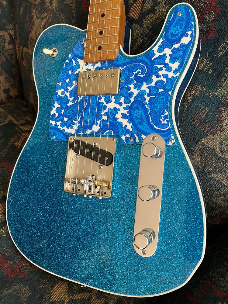 2024 Crook Custom Guitars “water” guitar