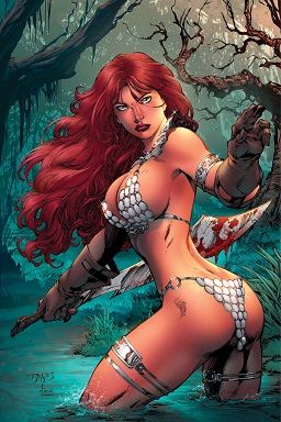 Red Sonja, wearing impractical armour since 1975